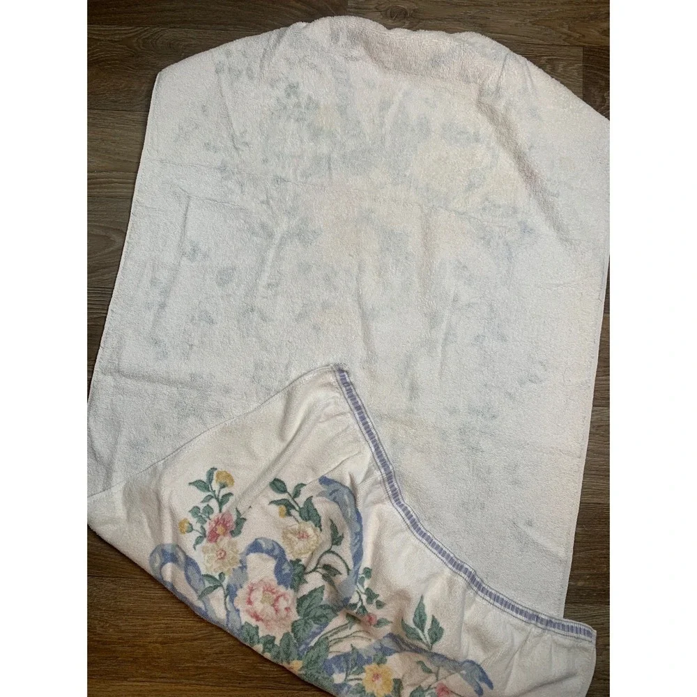 Waverly Vintage Cottagecore 100%‎ Cotton Towel Set of 3 Made in USA 90s